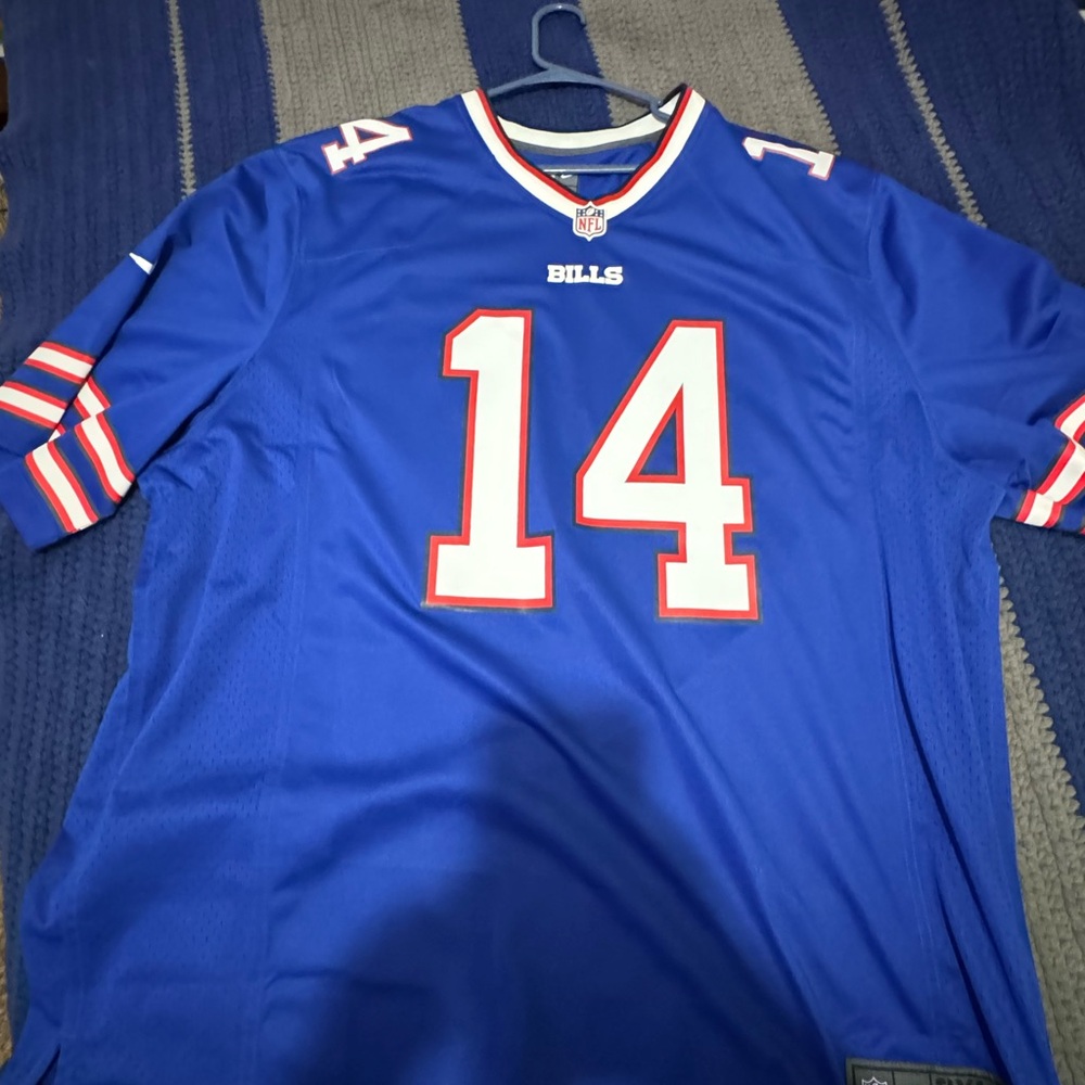 NFL Blue Jersey with Nike Logo